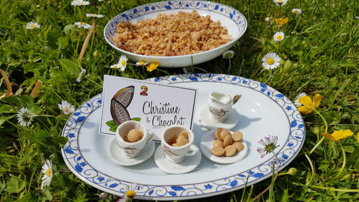 Le granola blanc caramel, noisettes et amandes - Christine & Chocolat