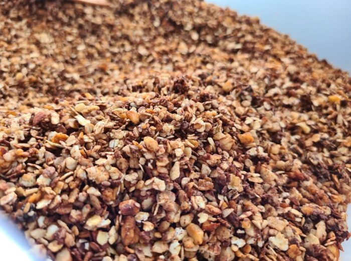 Le noir bio, noisettes et amandes - Christine & Chocolat