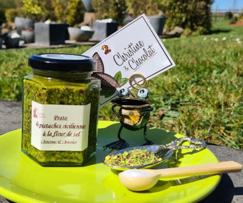 Le pesto aux pistaches de Sicile - Christine & Chocolat