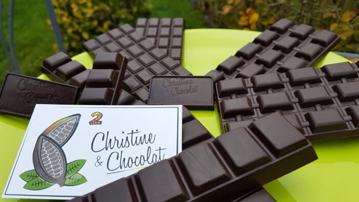 Plaque chocolat noir - Christine & Chocolat