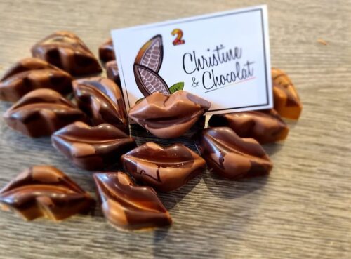 Praliné feuilletine, enrobage chocolat au lait - Christine & Chocolat