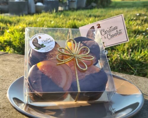 Rondelle d'orange, enrobage au chocolat noir - Christine & Chocolat
